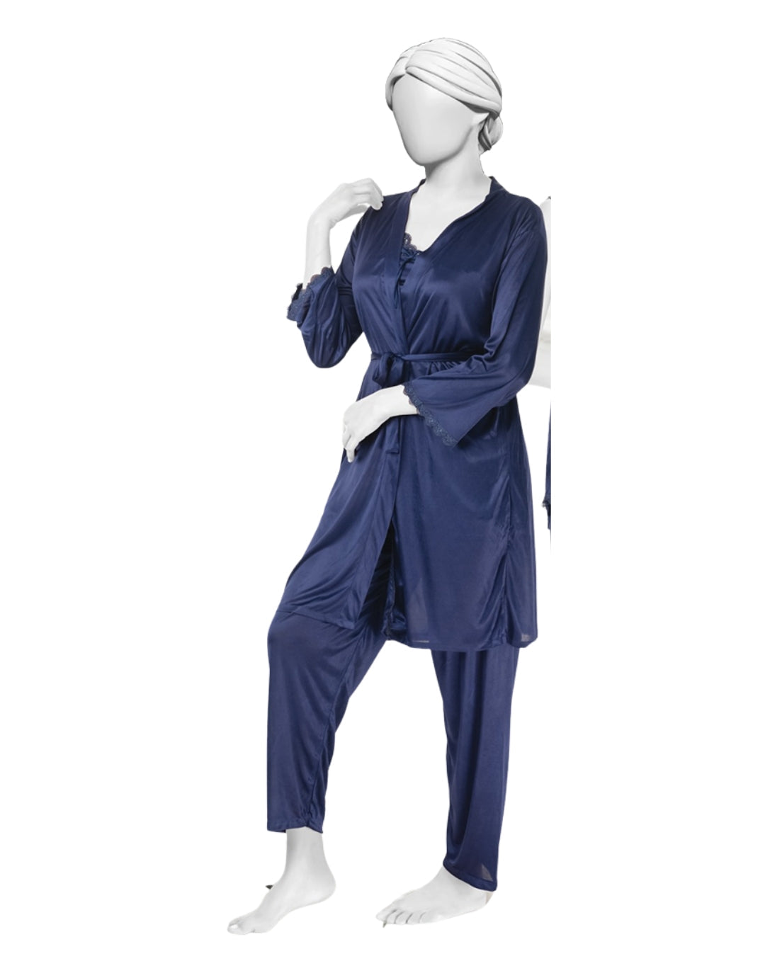 Jersey Silk 2pcs Gown Set